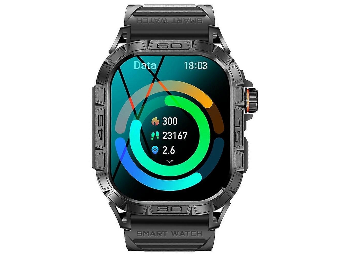 Reloj inteligente deportivo K63 de 1,96 pulgadas con monitorización de frecuencia cardíaca y oxígeno en sangre, llamadas Bluetooth Ly Ebike
