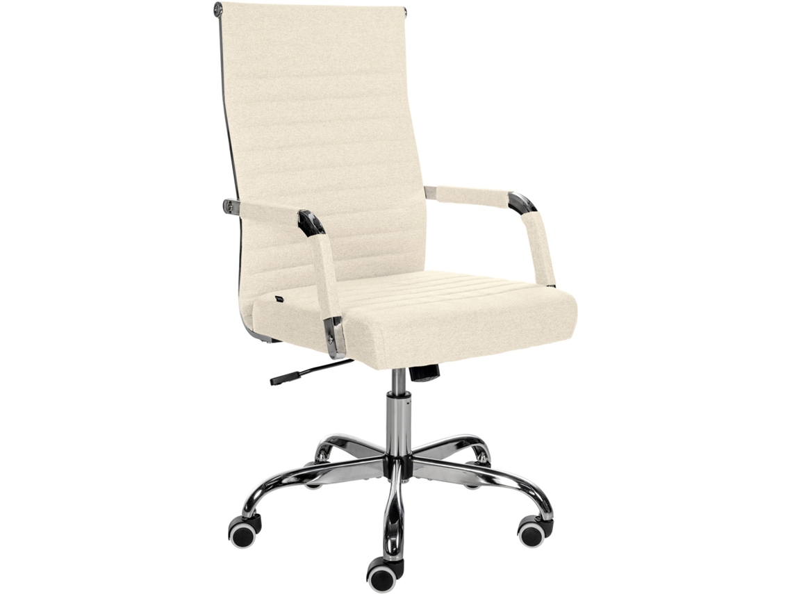 Silla De Oficina Amadora en polipiel o tela creme/tecido CLP