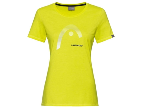 Camiseta de Mujer HEAD RACKET Club Lara Tenis Amarillo (XS)