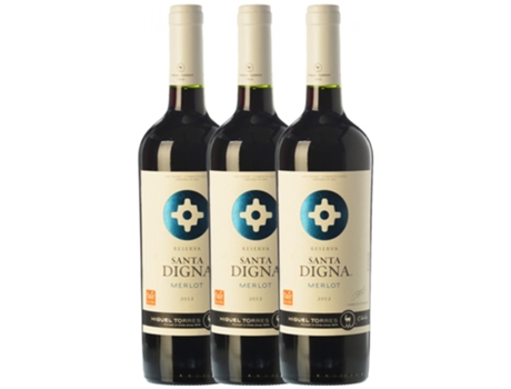 Vino MIGUEL TORRES Miguel Torres Santa Digna Merlot Valle Central Joven (0.75 L - 3 unidades)