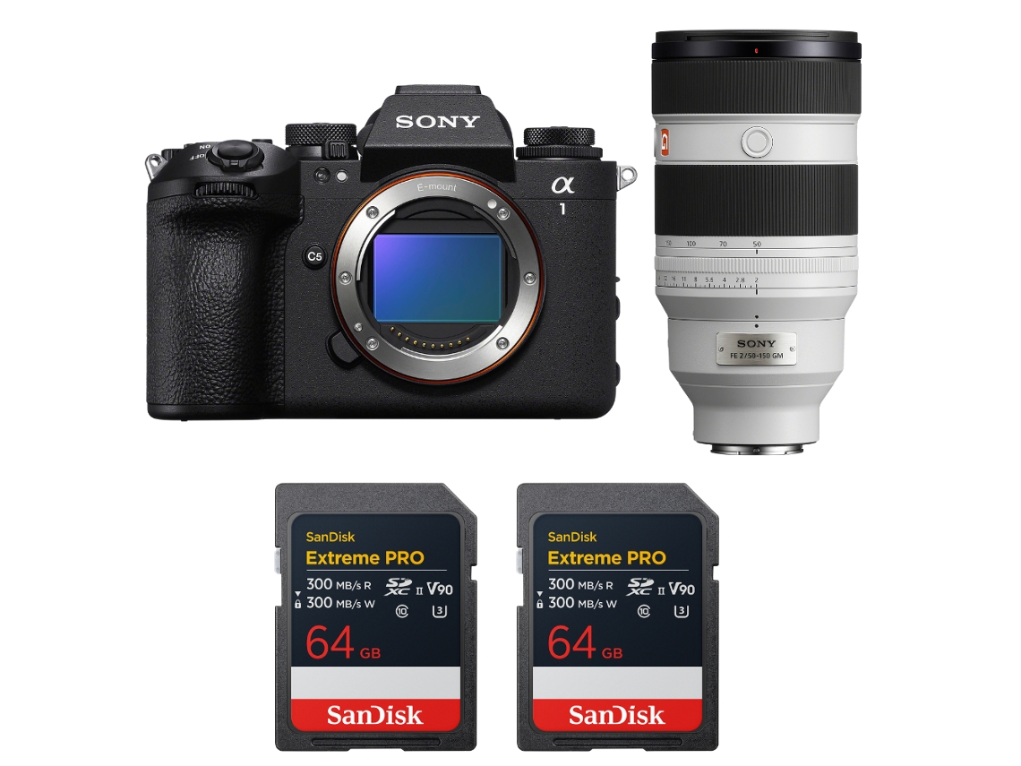 Sony Alpha 1 Ii + Fe 50-150mm F/2 Gm + 2 Sandisk 64gb Extreme Pro Uhs-ii Sdxc + Ebook “20 Consejos Para Fotos Que Impactan”