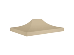 Techo De Carpa Para Celebraciones Beige 4,5x3 M 270 G/m²
