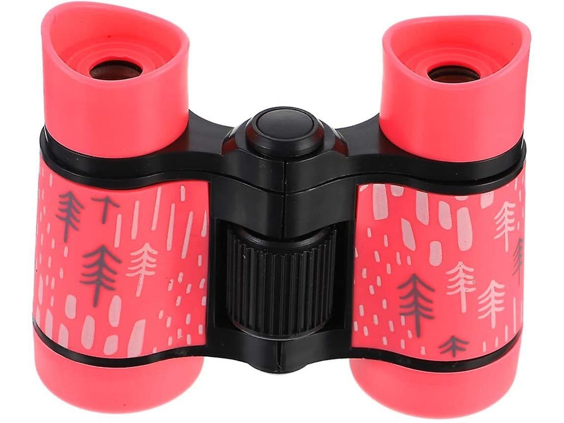 Mini binoculares para niños, telescopio creativo de alta resolución para observación de aves, juguetes educativos, regalo para niñas y niños, color rosa, Yizhood