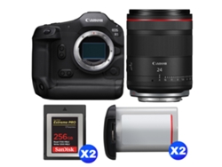 Canon Eos R1 + Rf 24mm F/1.4 L Vcm + 2 Sandisk 256gb Extreme Pro Cfexpress Type B + 2 Canon Lp-e19 + Ebook “20 Consejos Para Fotos Que Impactan”