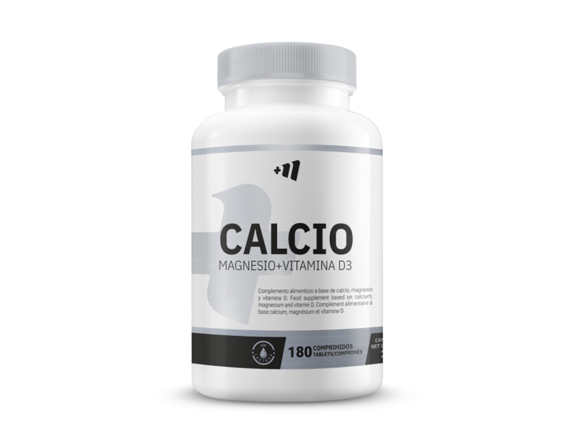 Calcio con Magnesio y Vitamina D3 - 180 Tabletas Suplementos Musculares