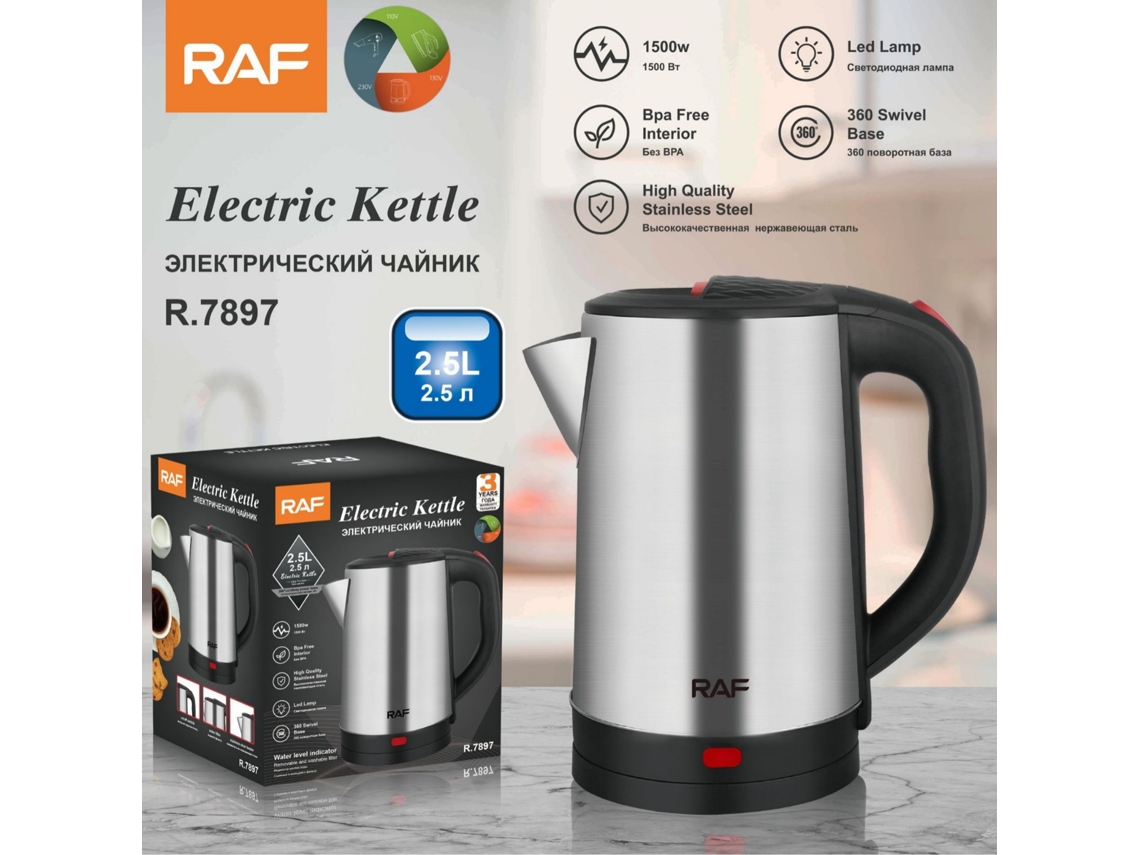 Chaleira Elétrica com Revestimento Interno em Aço Inoxidável MDUG