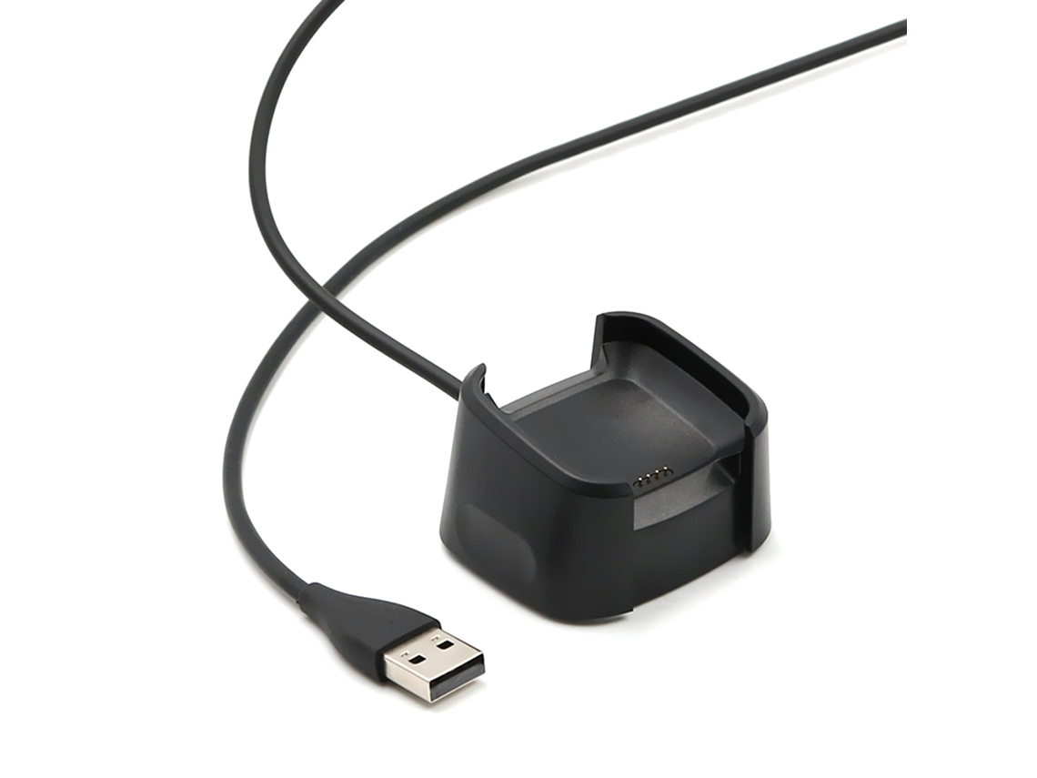 Base De Carga Portátil Para El Reloj Inteligente Fitbit Versa Con Carga Rápida Y Protección Contra Sobrecarga.