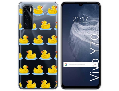 Carcasa Vivo Y70 TUMUNDOSMARTPHONE Dibujos Transparente Multicolor
