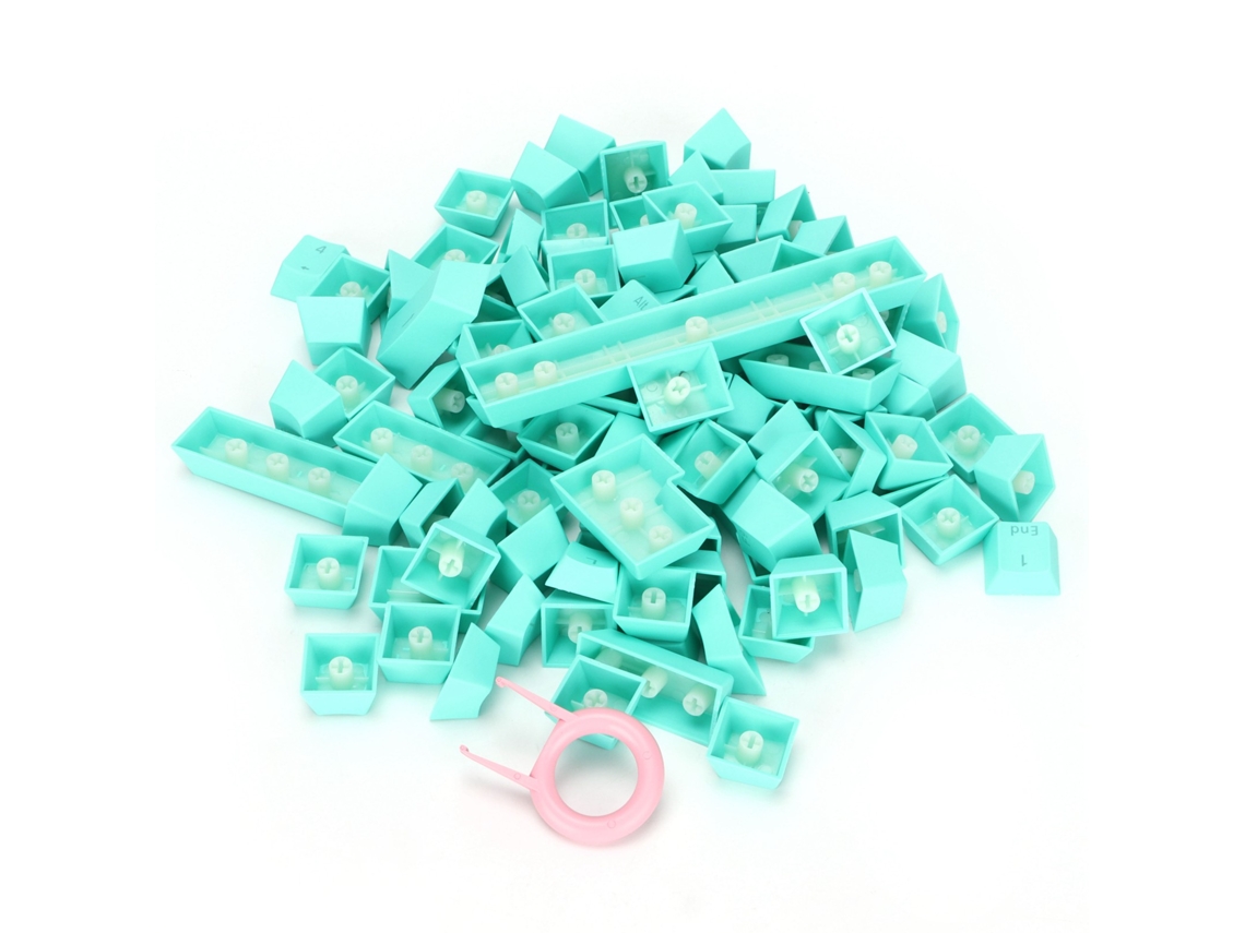 Teclas Pbt 108 Teclas Design Ergonômico Resistente A Óleo Para Teclado Mecânico Colorido