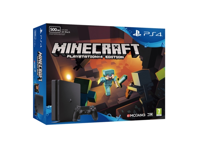 Consola PS4 Slim + Minecraft (500 GB)