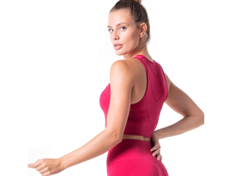 Top de Mujer para Deporte ANAISSA Deportivo Fibra Emana Effi Blanco (S/M/38)
