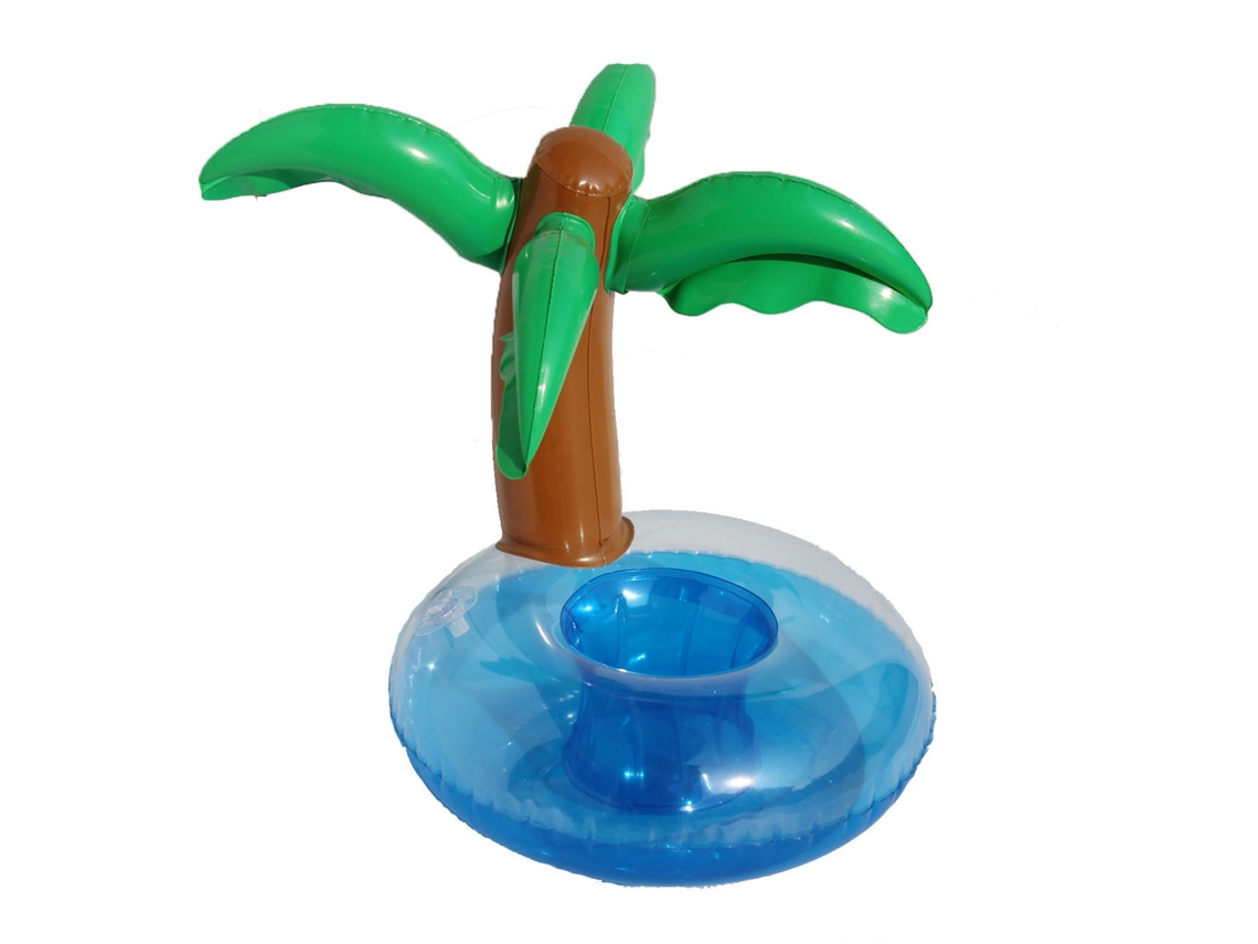 2026rebe-soporte Inflable Para Bebidas En Forma De Palma De Coco Para Piscina Y Playa