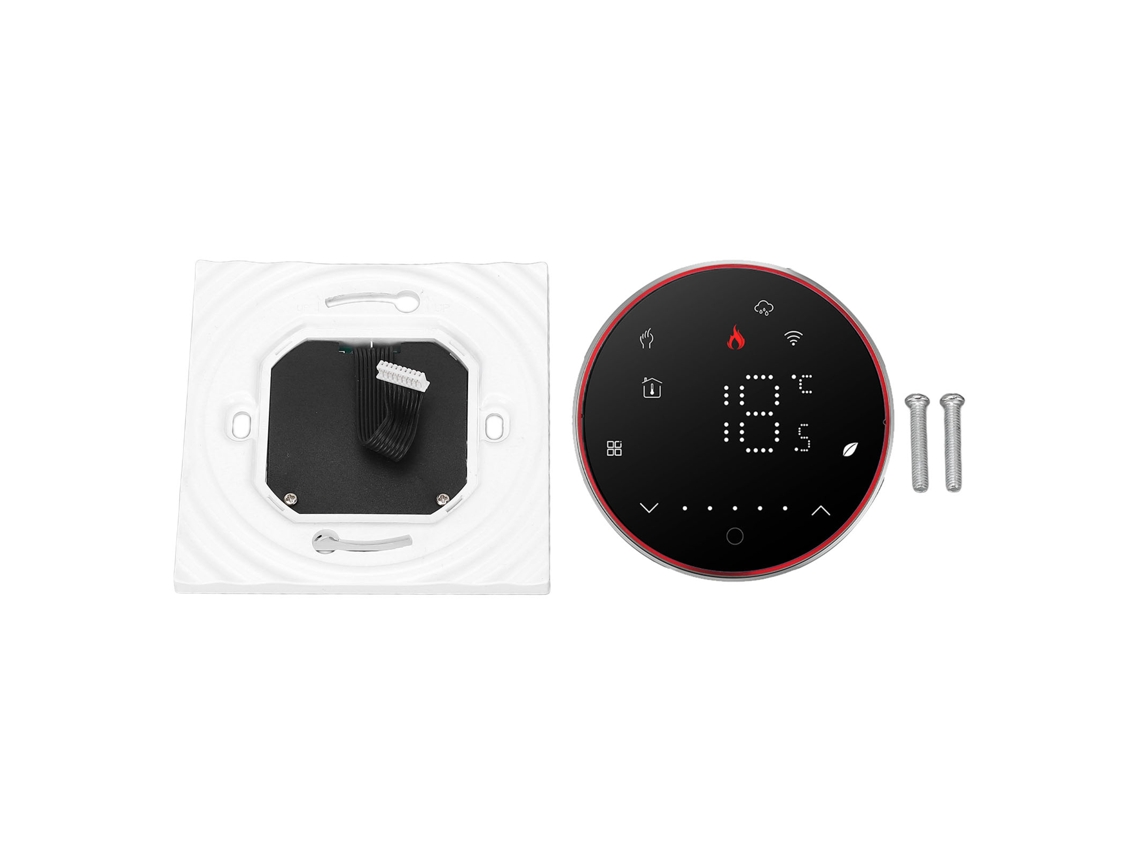 Termostato Inteligente Wifi Con Pantalla Lcd Para Calefacción De Suelo Residencial 95‑240v 5a Negro