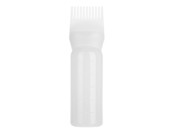 Botella De Tinte Para Cabello Con Cepillo 160ml Applicador De Color Aceite Champú Herramienta Blanca