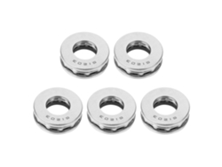 5 Piezas Rodamiento De Bolas Axial 51203 Pista Convexa Para Presión Plana Accesorios Industriales