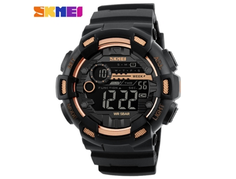 Reloj deportivo digital resistente al agua Relojes de pulsera multifunción para hombres-dorado LUUCOZK