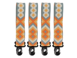 Bj-4pcs Correia Transportadora Universal Reforçada Para Botas De Esqui E Snowboard Externa Amarela Azul 28.7in