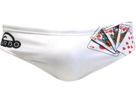 Calzoncillos para Hombre TURBO Scala Real Blanco para Natacion (XXXXL)
