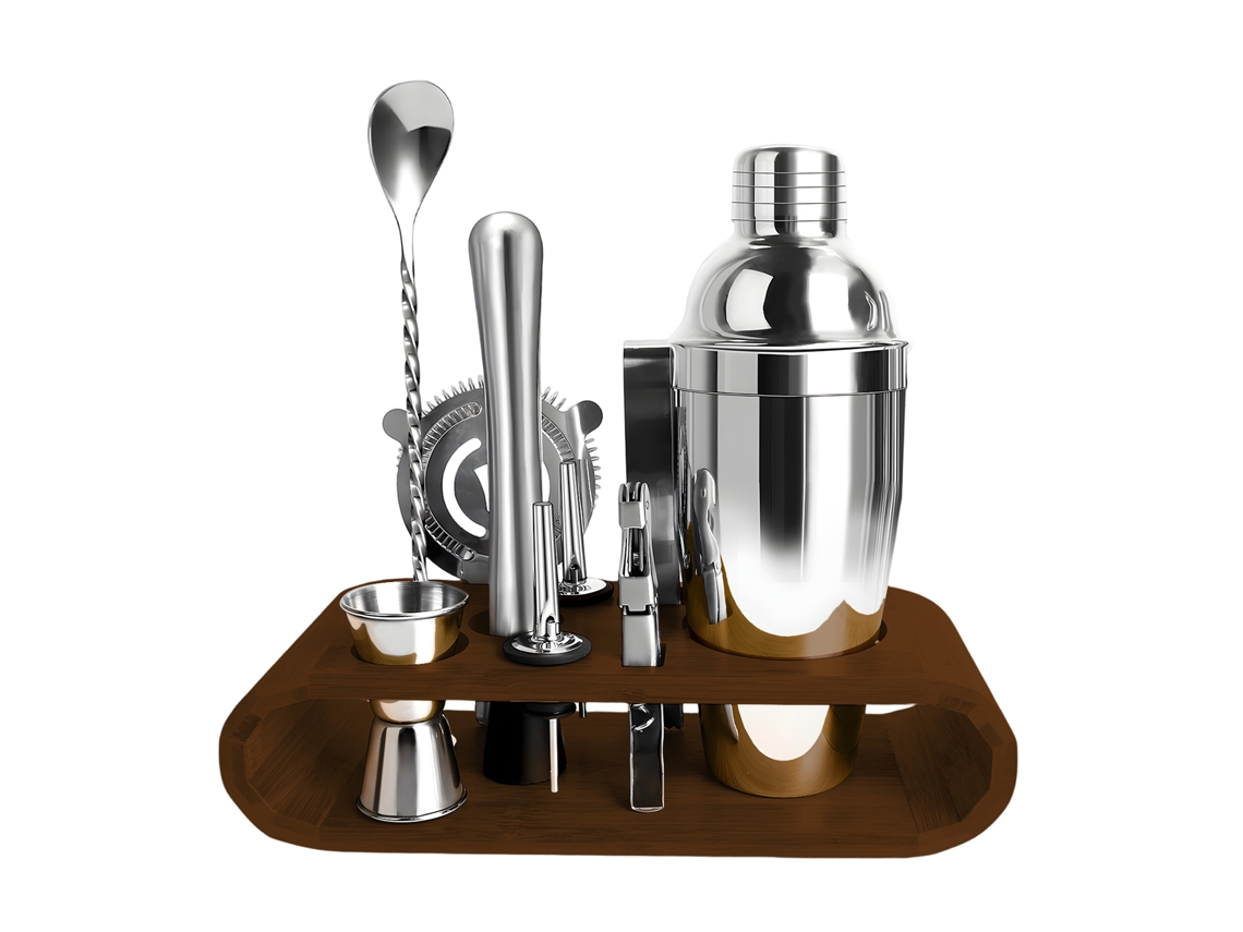 Kit De Barman: El Set Perfecto Con Coctelera De 750 Ml Para La Mejor Experiencia De Bar - Regalo Divertido - Digitallab