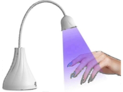 Lámpara de uñas UV LED, minisecador de uñas rotatorio con luz de loto, secado rápido y secado de esmalte de uñas Ly Ebike