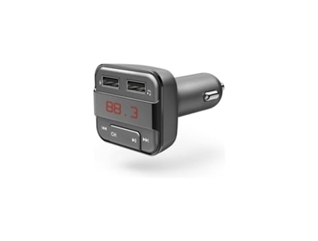Transmisor FM Bluetooth para coche con 2* USB y 1* lector de tarjetas - HAMA