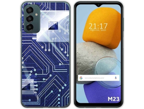 Carcasa para Samsung Galaxy M23 5G TUMUNDOSMARTPHONE Dibujos Circuito Multicolor
