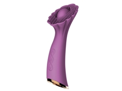 Vibrador De Masaje Con Cepillo En Forma De Flor Con 10 Modos Para Mujeres (prpura)