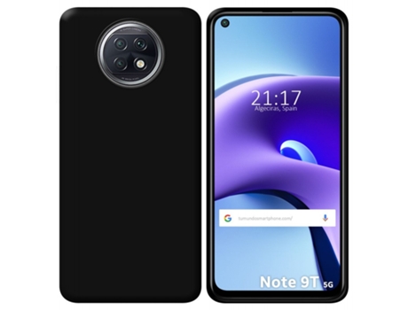 Carcasa Xiaomi Redmi Note 9T 5G TUMUNDOSMARTPHONE Silicona Negro
