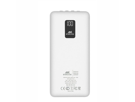 Cargador RIVACASE VA2220 Blanco