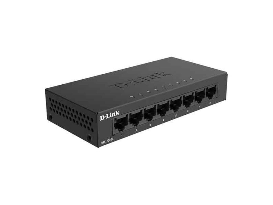 Switch de Red D-LINK de 8 Puertos DGS-108GL