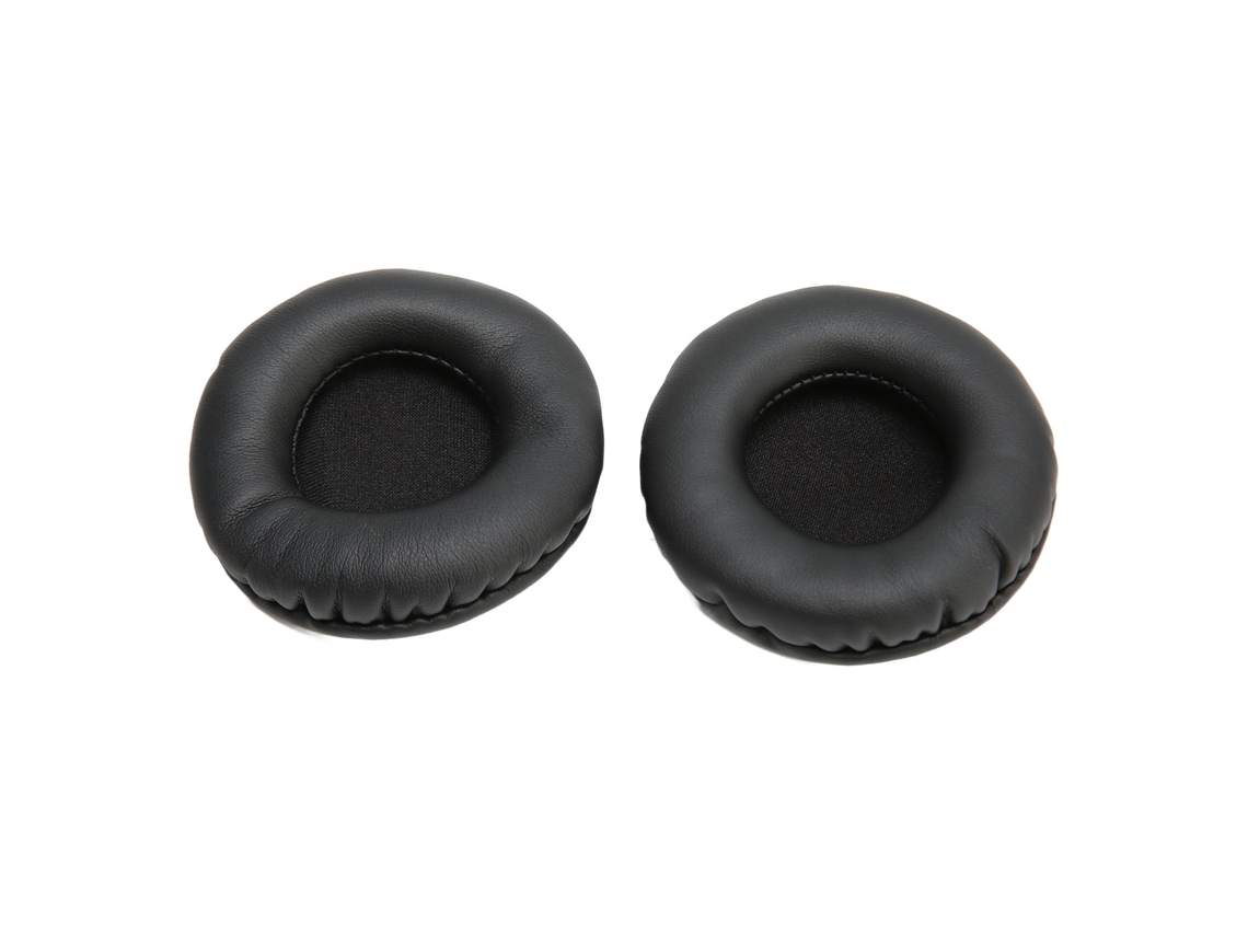 Almohadillas Redondas Suaves De Repuesto De 65 Mm Para Auriculares, Color Negro.
