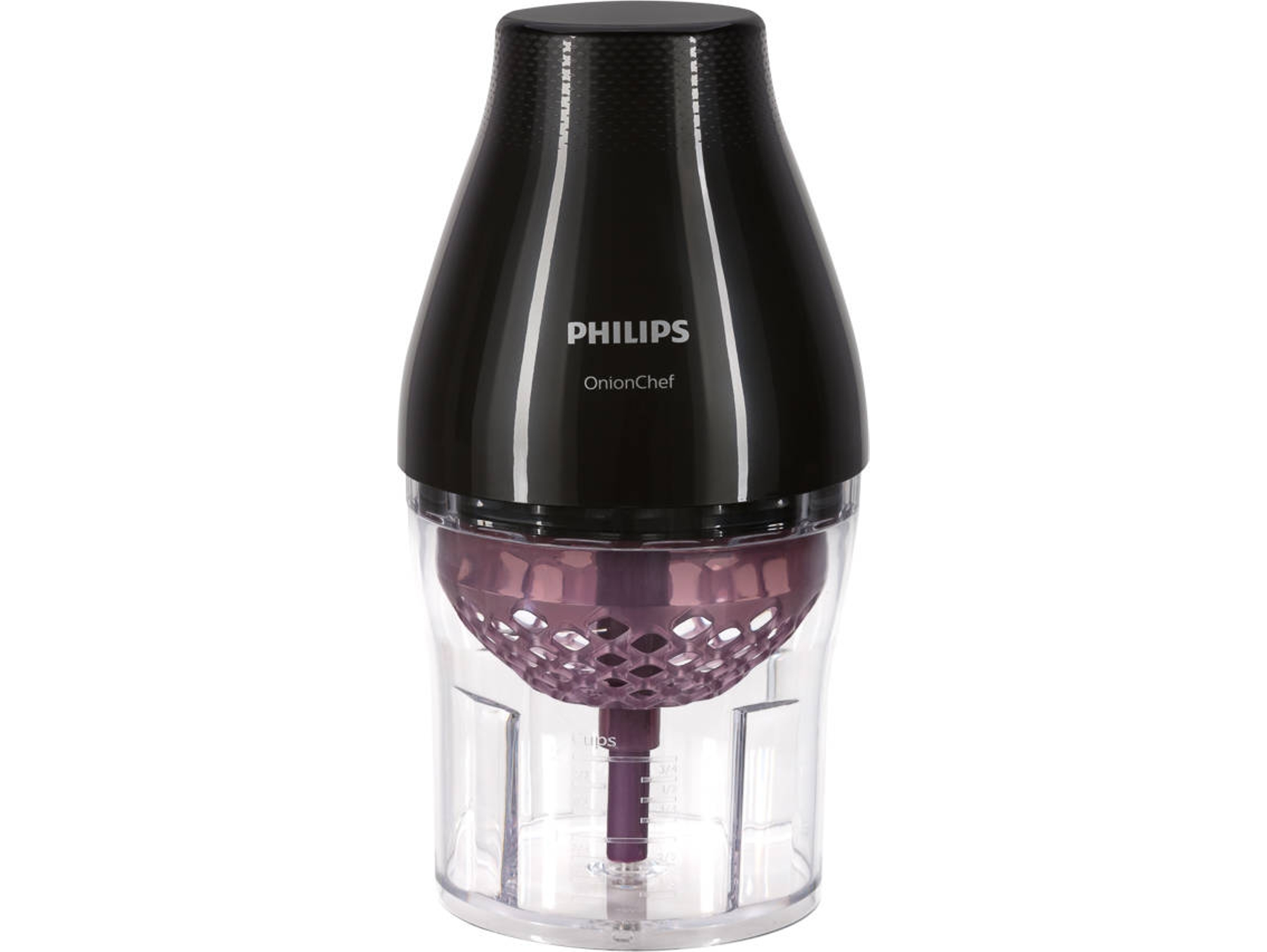 Picadora Philips Collection onionchef hr250590 500w chopdrop 1.1 l negro 500