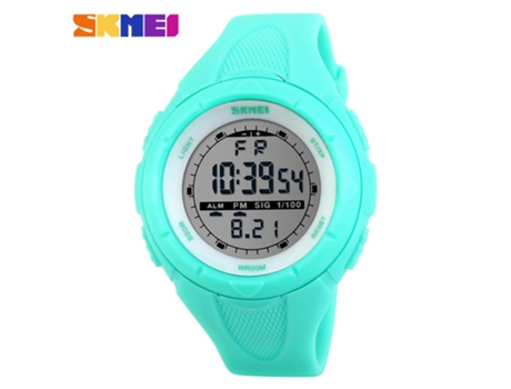 Reloj Digital para Hombre, Relojes Deportivos Impermeables Cronómetro LED Reloj Despertador-Pequeño Azul Claro 1074 LUUCOZK