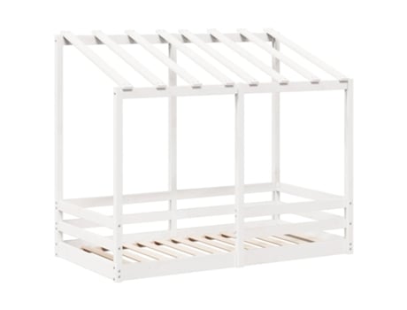 Cama Para Niños VIDAXL Blanco Madera (70x140 cm)