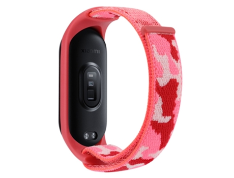 Correa de nailon ajustable para Xiaomi Mi Band 5/6/7 - tinto