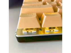 104 Teclas Mecánicas Universales, Teclas Con Clip Para Pc (amarillo)