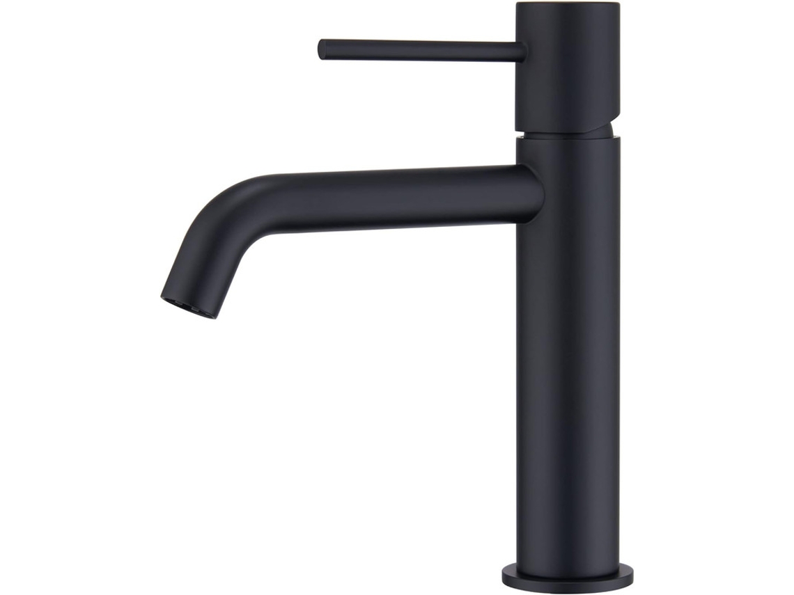 Grifo monomando MIce de lavabo de Latón Griferia para lavamanos Negro MICE COLLECTION