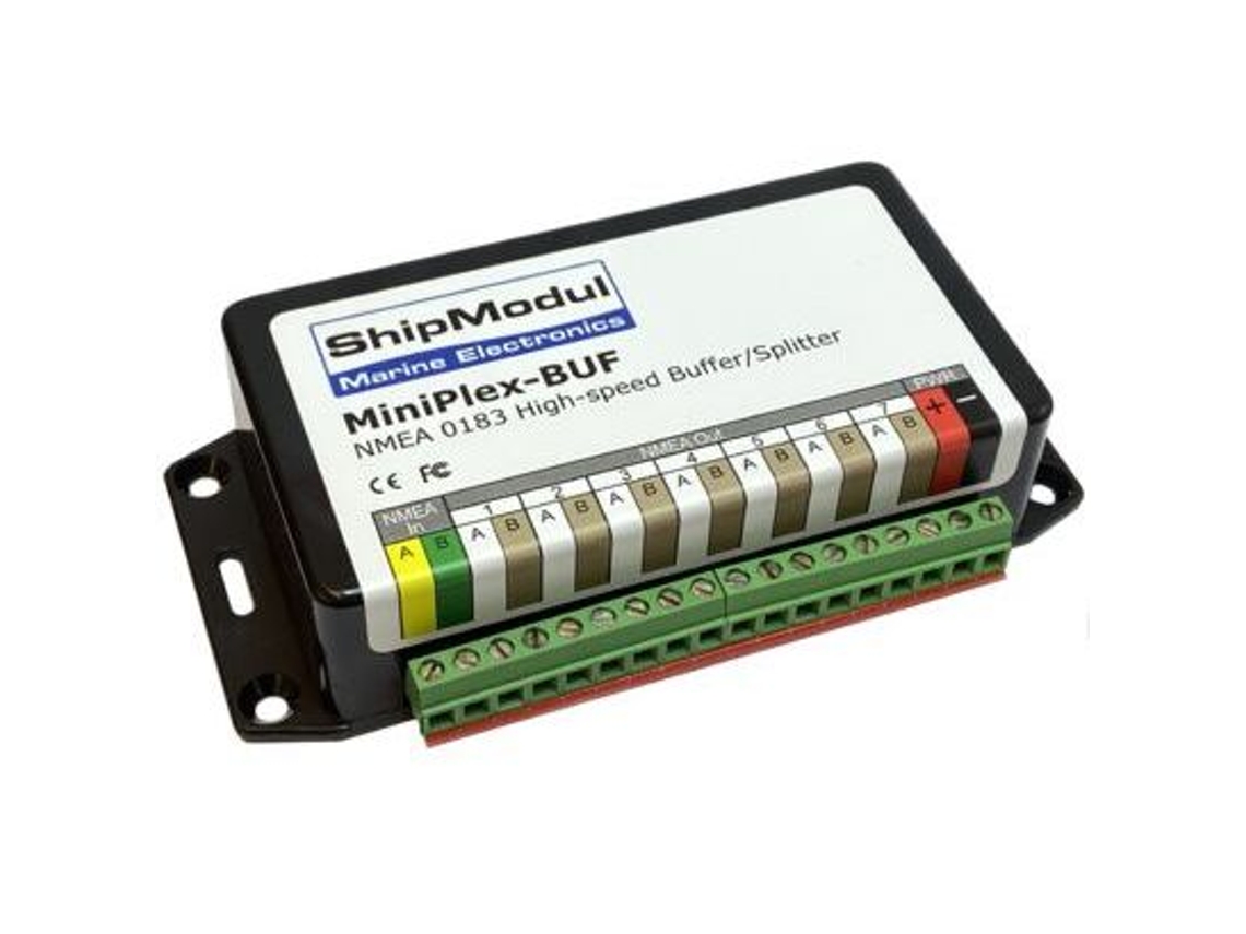 Multiplexor de distribución de 1 entrada y 7 salidas ShipModul Miniplex-BUF