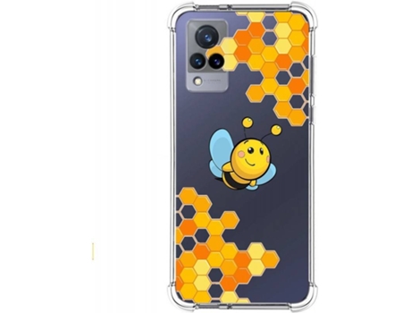 Carcasa Vivo V21 5G TUMUNDOSMARTPHONE Abeja Multicolor