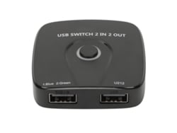 Baoj-2026interruptor Usb 2 Em 2 Out Sem Controlador Switcher Hub Para Computadores Tvs Inteligentes Teclado Usb 2.0