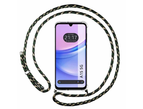 Funda para Samsung Galaxy 5/A15 TUMUNDOSMARTPHONE Silicona Verde