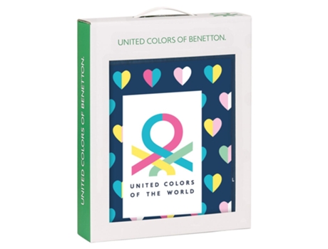 Cuadernos SAFTA Caderno de conjunto de presente de corações benetton