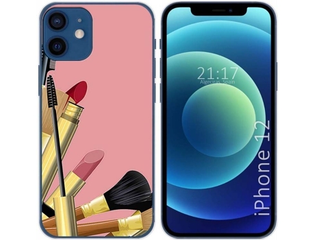 Carcasa iPhone 12 / 12 Pro (6.1) TUMUNDOSMARTPHONE Brochas Multicolor