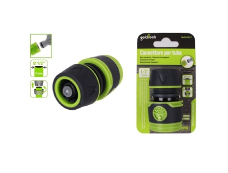 Racor de Conexión Rápida Con Aquastop para Conector de Manguera de 1/2 13 Mm 94757 KAELA
