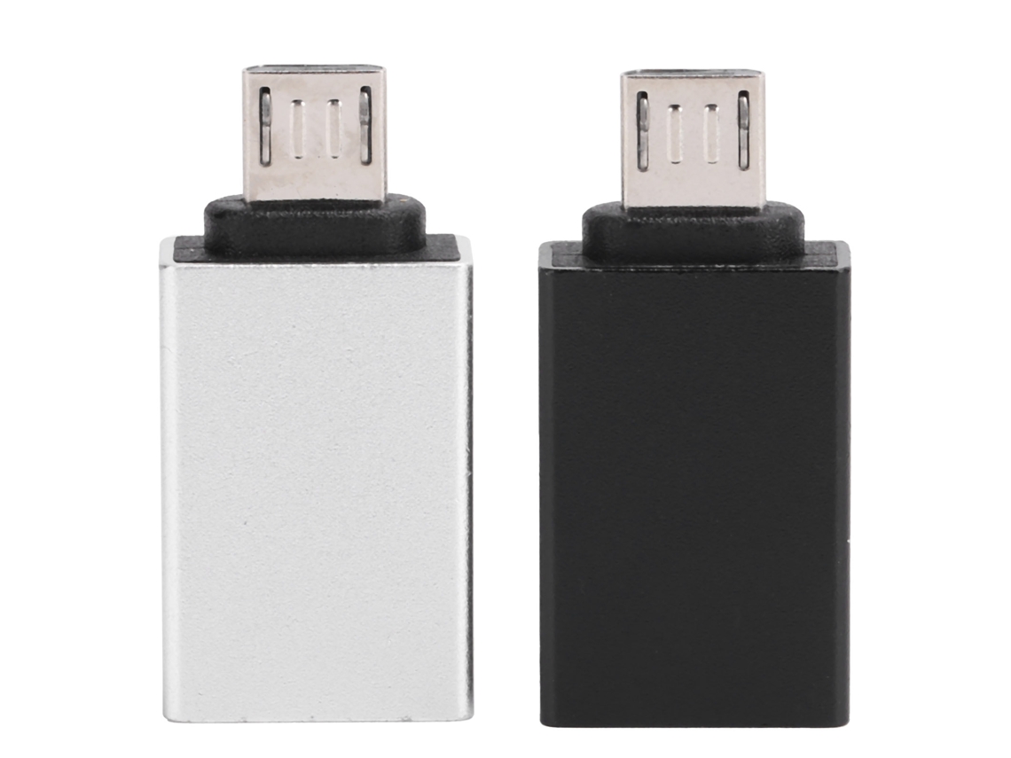 Adaptador Convertidor Usb Micro Otg (2 Unidades) Para Transferencia De Datos, Carga Y Conexión A Dispositivos Usb.