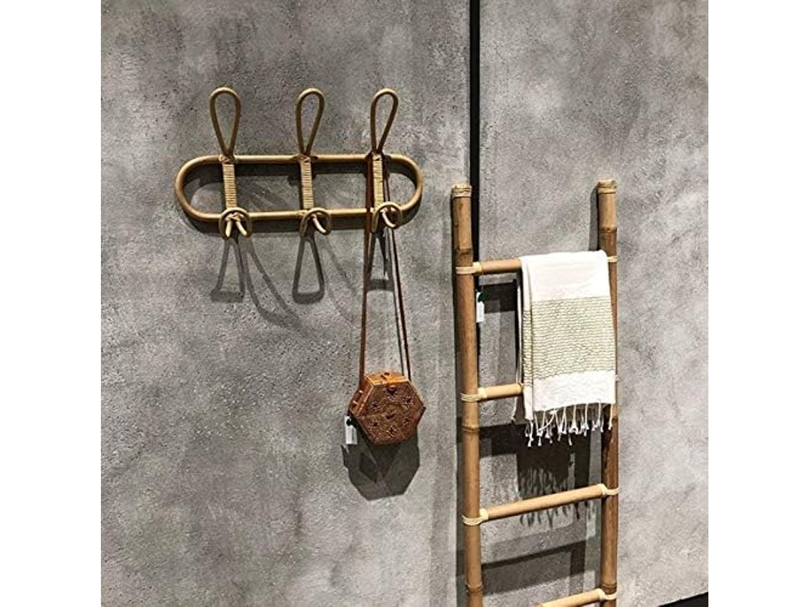Elegante decoración de pared de ratán, diseño atractivo con ratán natural para guardería, construcción de madera maciza, posicionamiento flexible para R