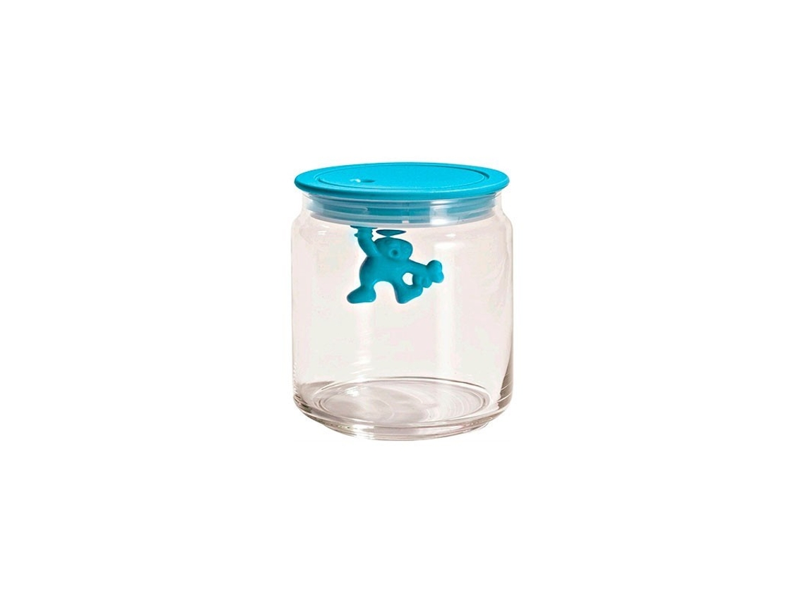 Tarro con Tapa HermÃ©tica Azul 700Ml - Gianni A Little Man Holding On Tight A DI ALESSI