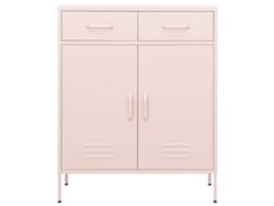 Armario de almacenamiento de acero 80x35x101,5 cm Rosa MAISON EXCLUSIVE