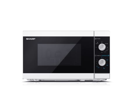 Microondas Integrable SHARP Yc-Mg01E-W (20 L - Con Grill - Negro)