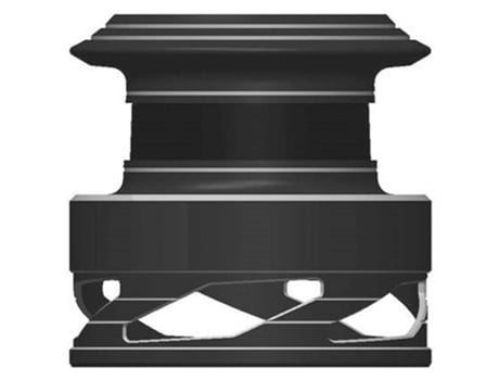 Molinete Mosca Aventa Vt-1002 Preto Line 8 / 275Okuma
